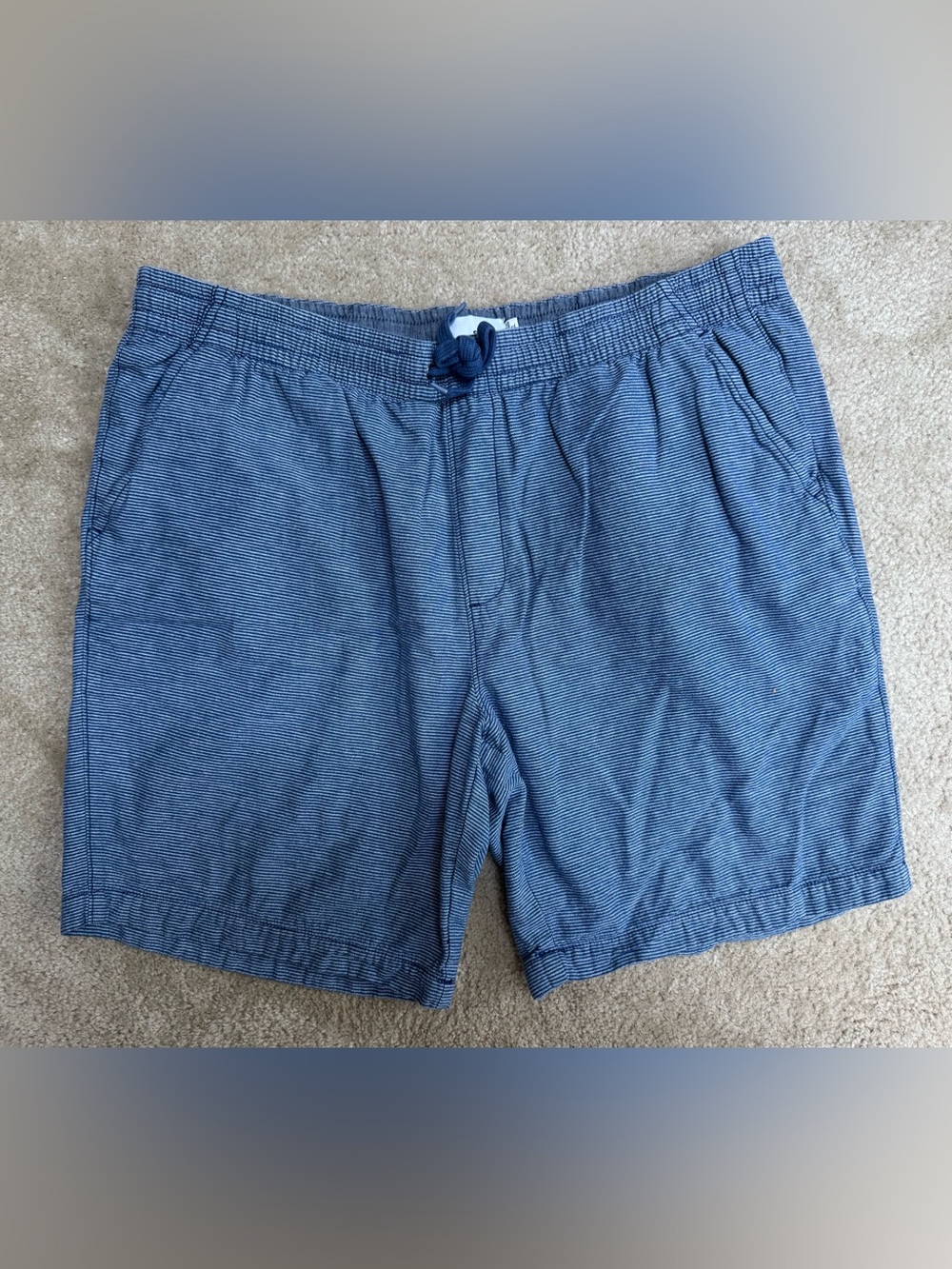Men's Sz XL Sonoma Blue Knit Drawstring Shorts